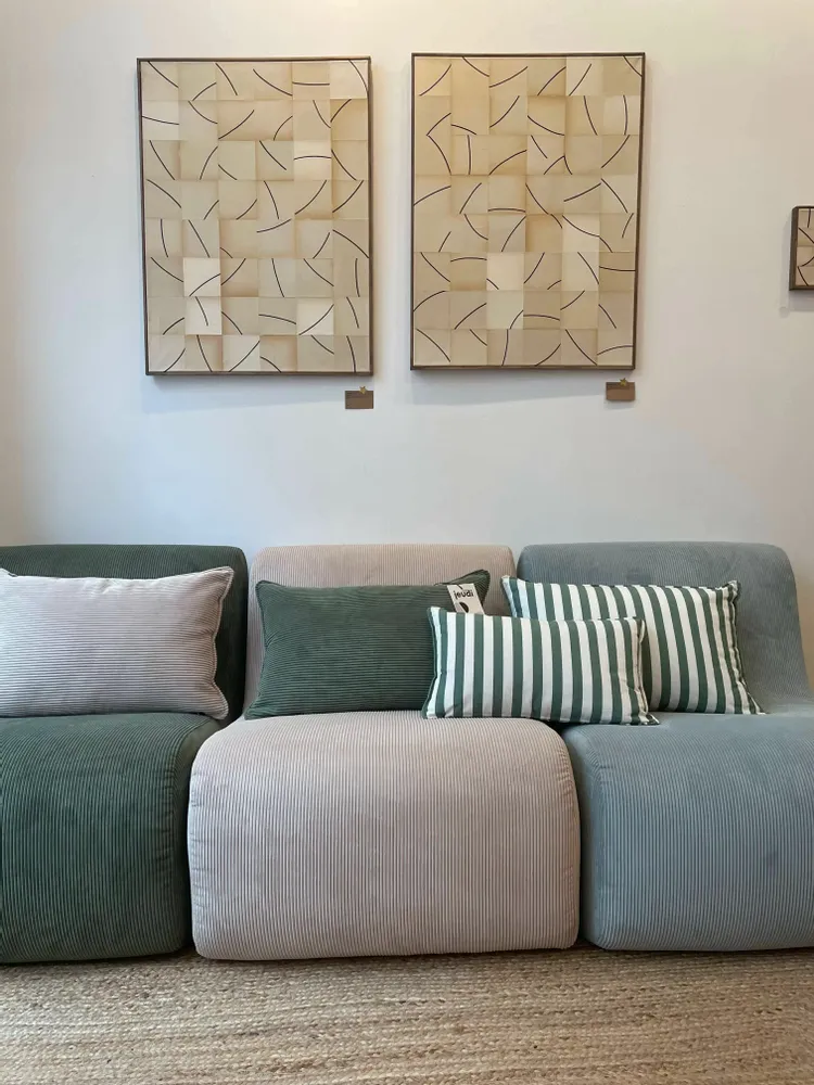 Coussins textile - Coussin rayures Transat - MAISON JEUDI