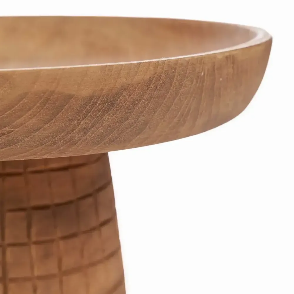 Platter and bowls - The Kotak-Kotak Cake Dish - Natural - BAZAR BIZAR LIVING