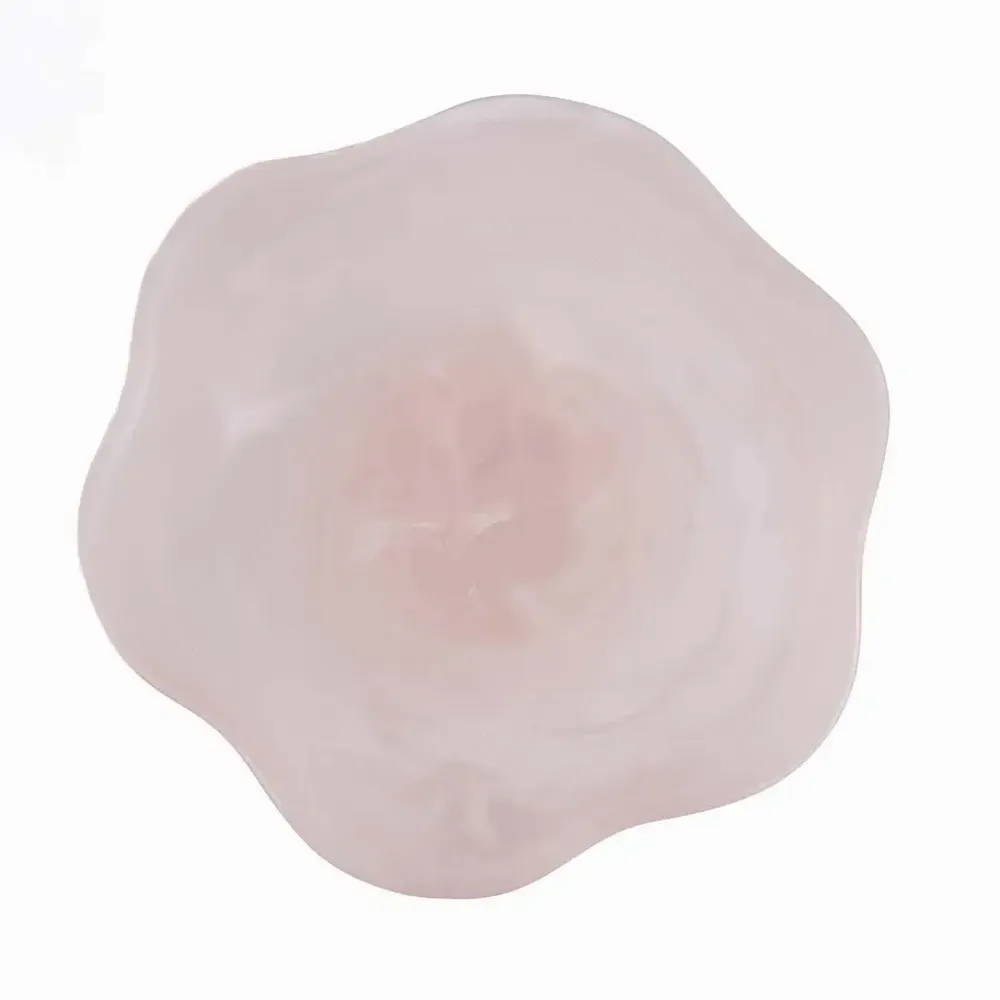 Platter and bowls - The Resin Organic Fruit Stand - Pink White - BAZAR BIZAR LIVING