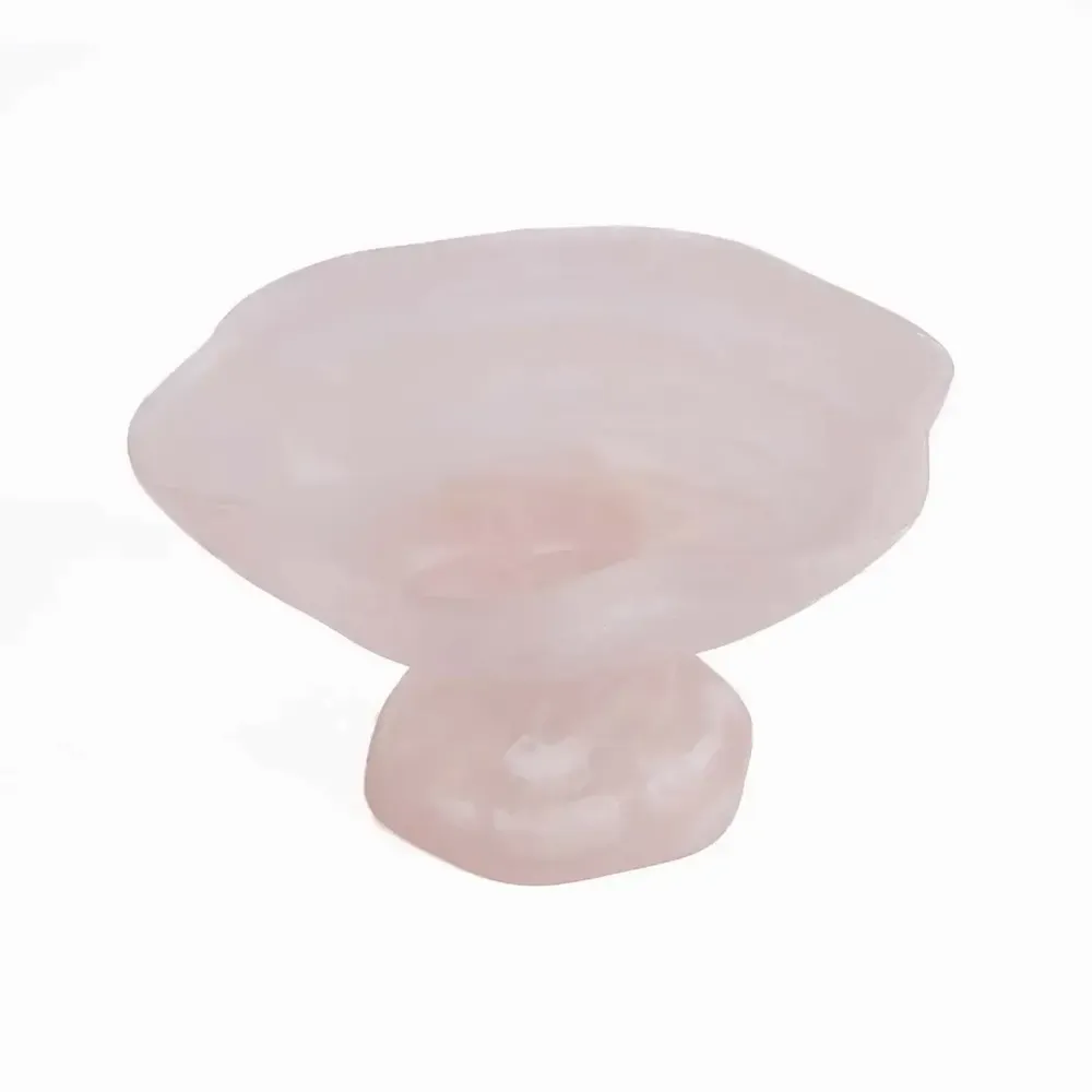 Platter and bowls - The Resin Organic Fruit Stand - Pink White - BAZAR BIZAR LIVING