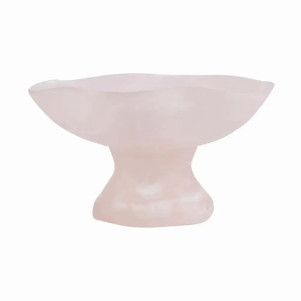 Platter and bowls - The Resin Organic Fruit Stand - Pink White - BAZAR BIZAR LIVING