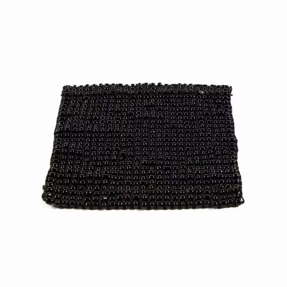 Placemats - The Perles Coaster - Black - BAZAR BIZAR LIVING
