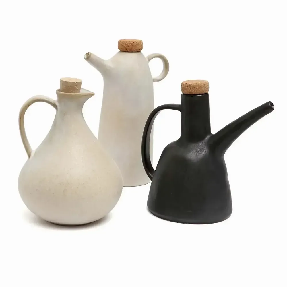 Meubles de cuisines - La bouteille d'huile d'olive N°80 - Blanche - BAZAR BIZAR LIVING