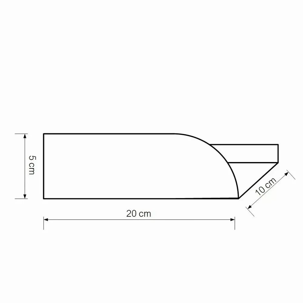 Etagères - Petite étagère murale, gris BAUHAUS - NAMUOS