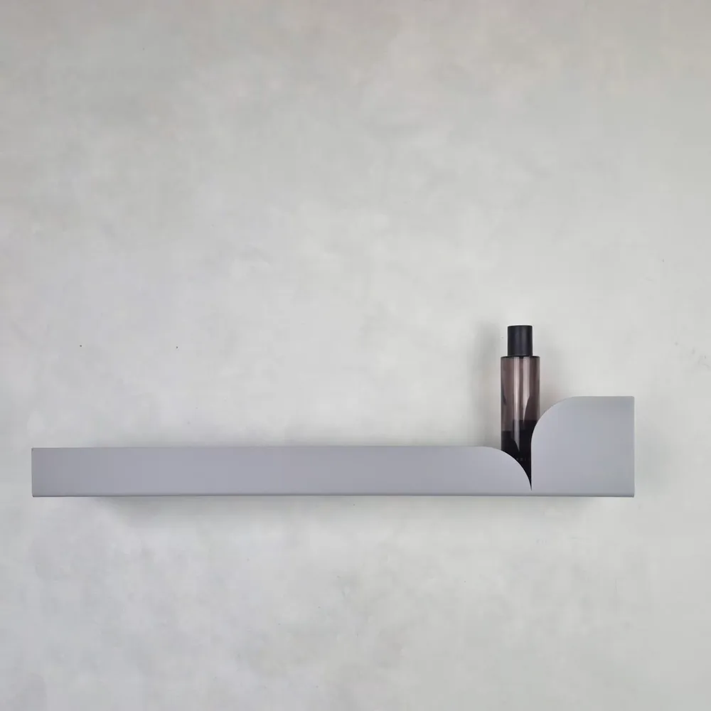 Shelves - Long wall shelf, grey BAUHAUS - NAMUOS