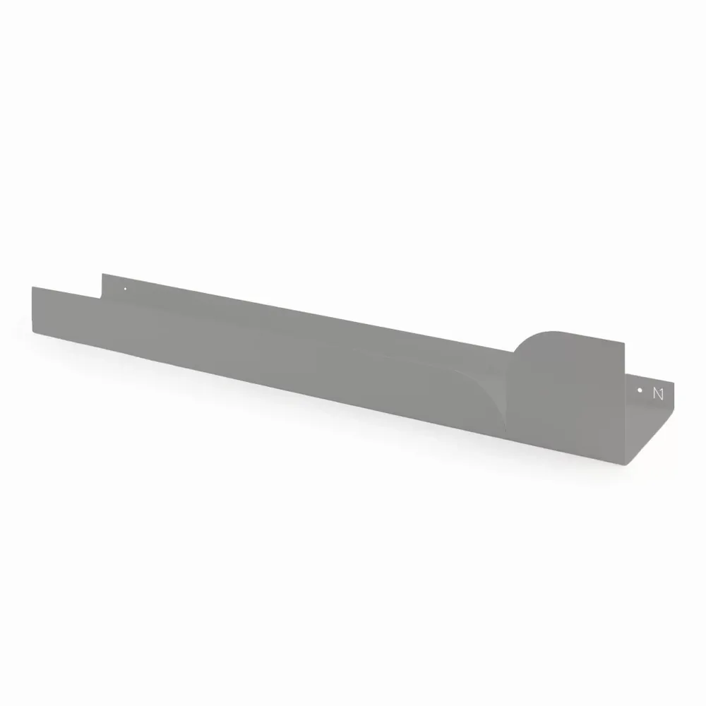 Shelves - Long wall shelf, grey BAUHAUS - NAMUOS