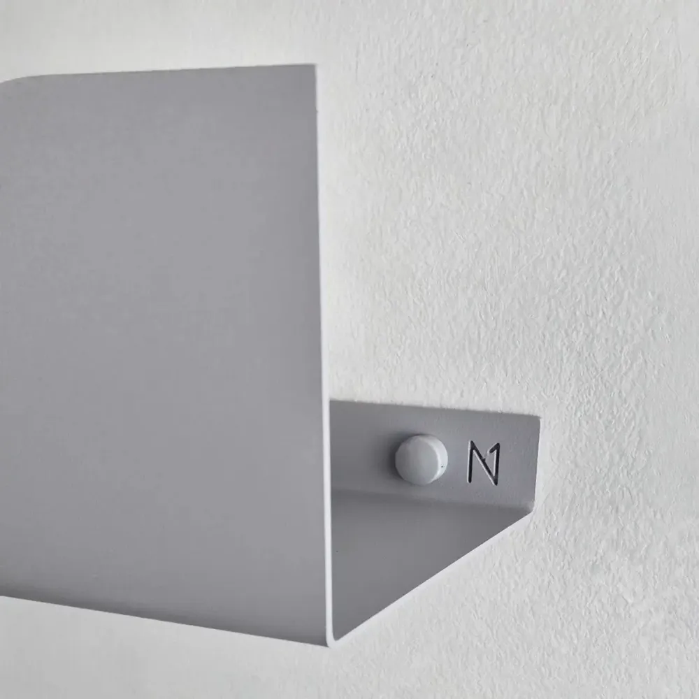 Shelves - Long wall shelf, grey BAUHAUS - NAMUOS