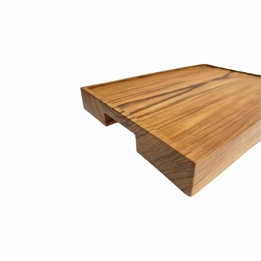 Platter and bowls - The Teak Serving Plate - Natural - BAZAR BIZAR LIVING