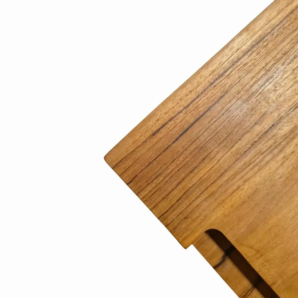 Platter and bowls - The Teak Serving Plate - Natural - BAZAR BIZAR LIVING