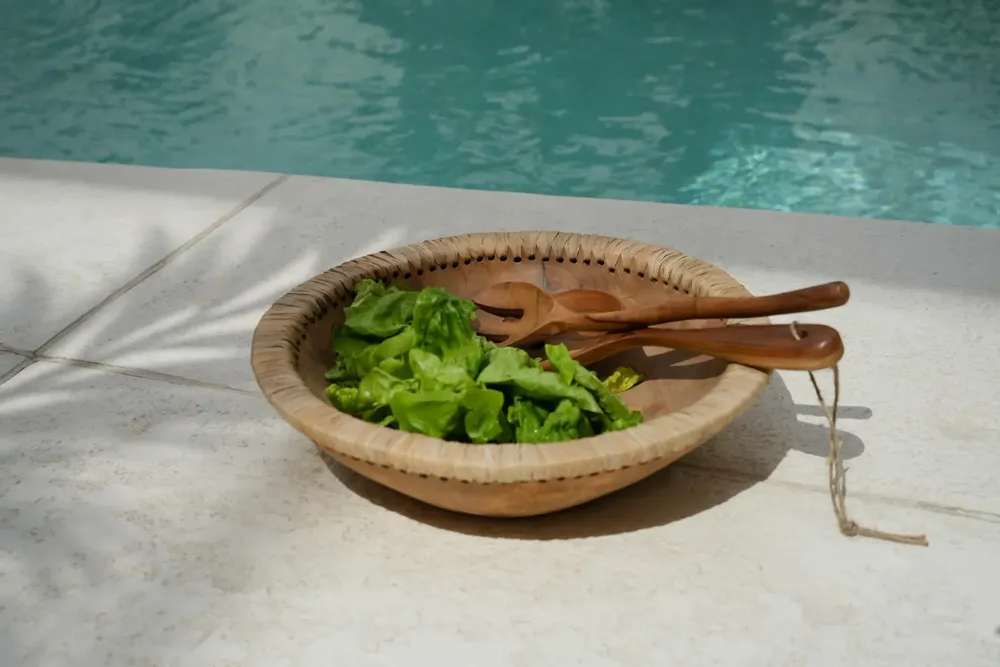 Couverts de service - La fourchette à salade - Naturelle - BAZAR BIZAR LIVING
