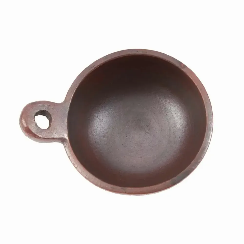 Platter and bowls - The Ethnic Bowl with Handle - Terracotta - M - BAZAR BIZAR LIVING