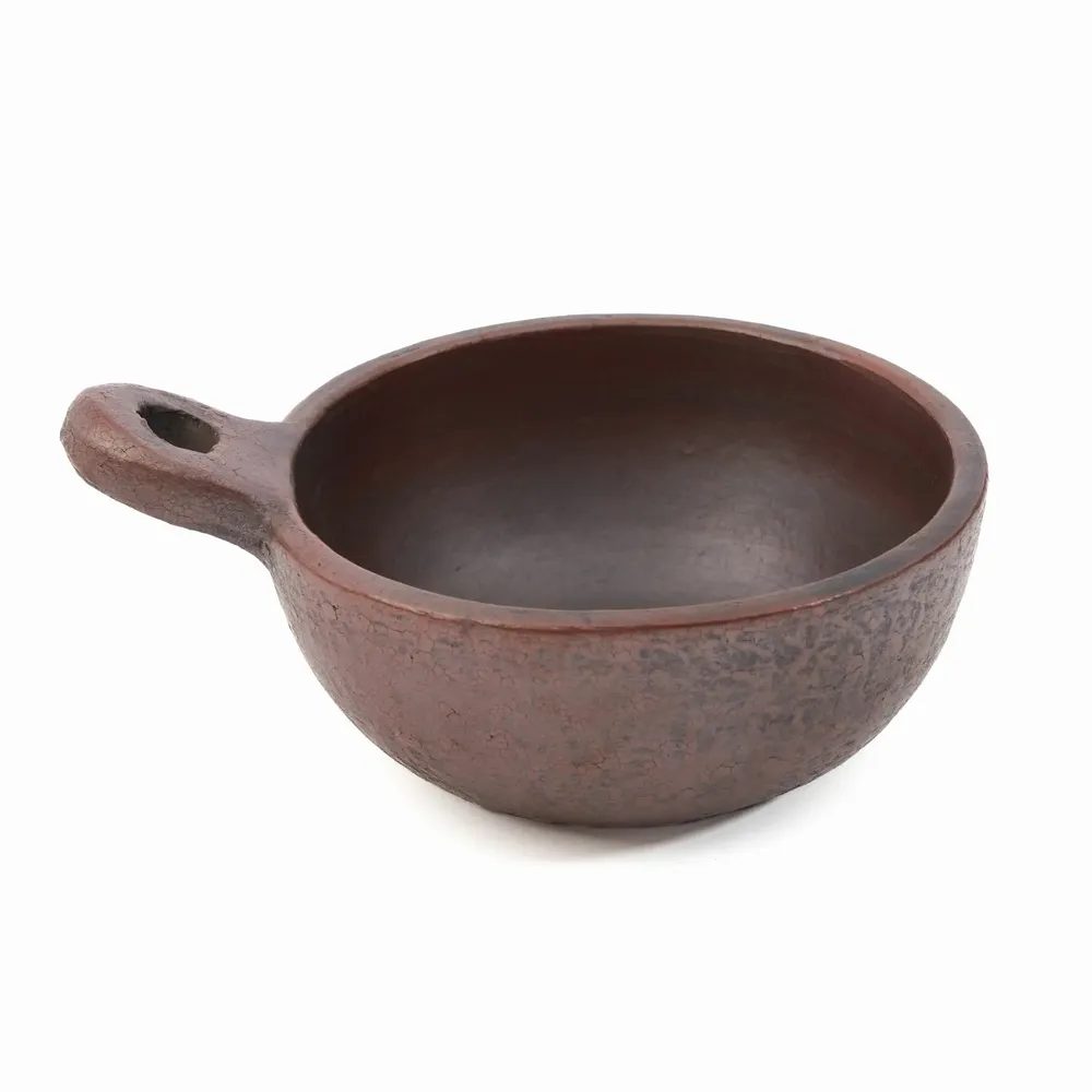 Platter and bowls - The Ethnic Bowl with Handle - Terracotta - S - BAZAR BIZAR LIVING