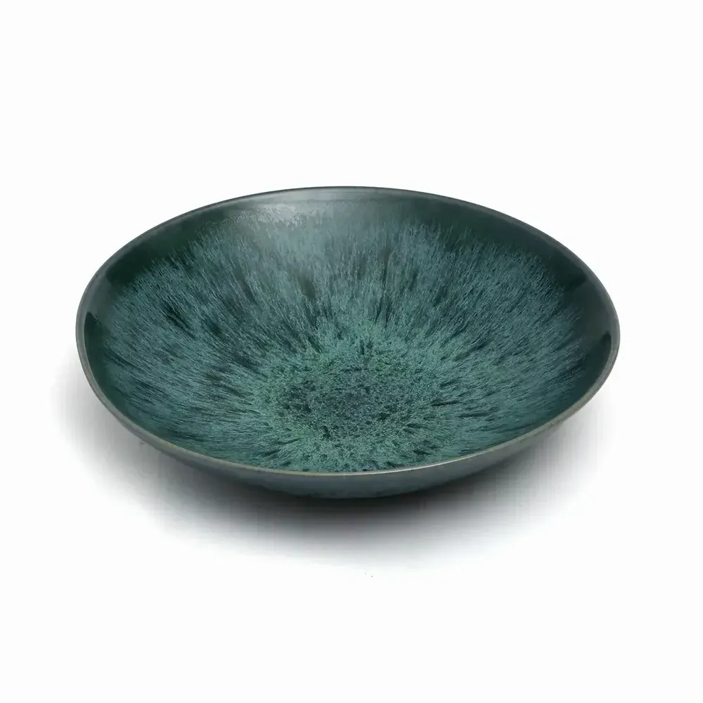 Platter and bowls - The Aqua Pasta Plate - Set of 4 - BAZAR BIZAR LIVING