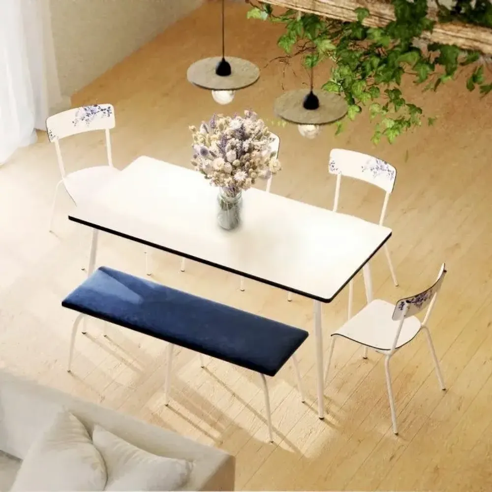 Tables Salle à Manger - Tables intérieur rétro Véra finition stratifié - 120cm / 160cm - LES GAMBETTES
