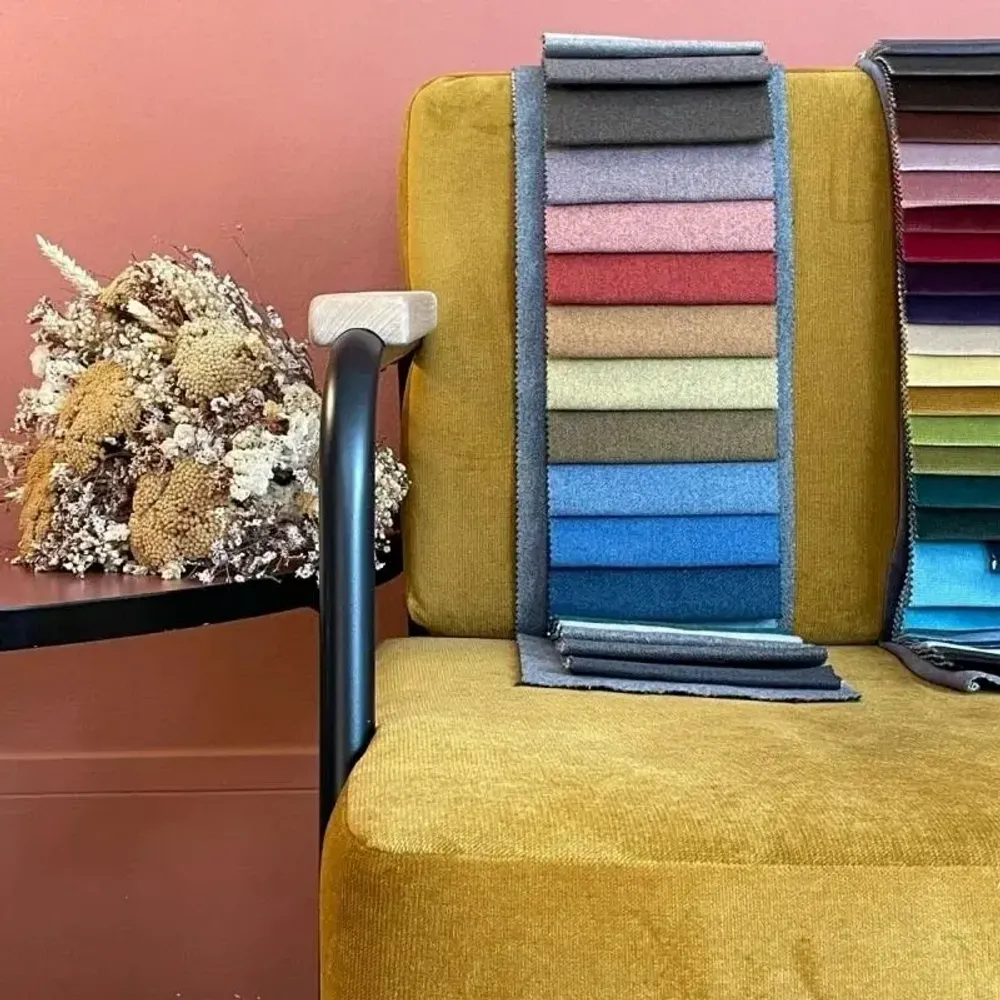 Armchairs - Barnabé retro interior armchair - fireproof removable cushions - LES GAMBETTES