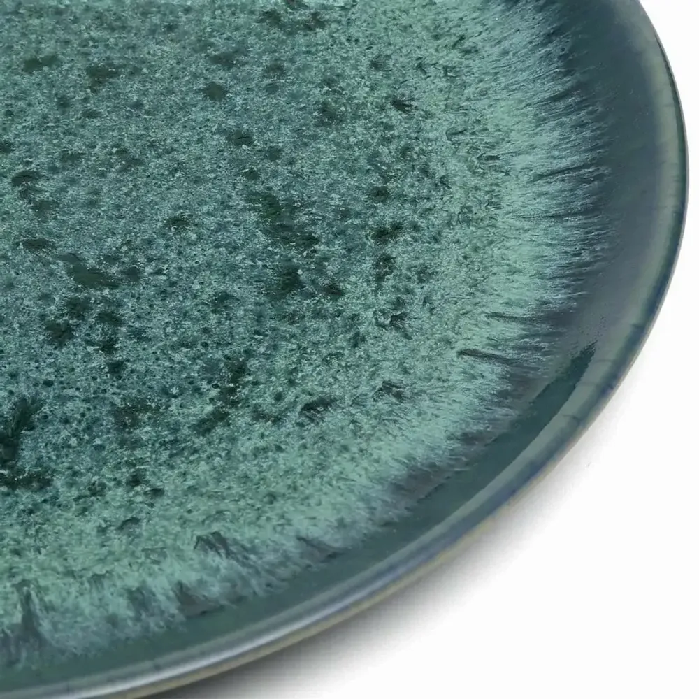 Everyday plates - The Aqua Salad Plate - Set of 6 - BAZAR BIZAR LIVING