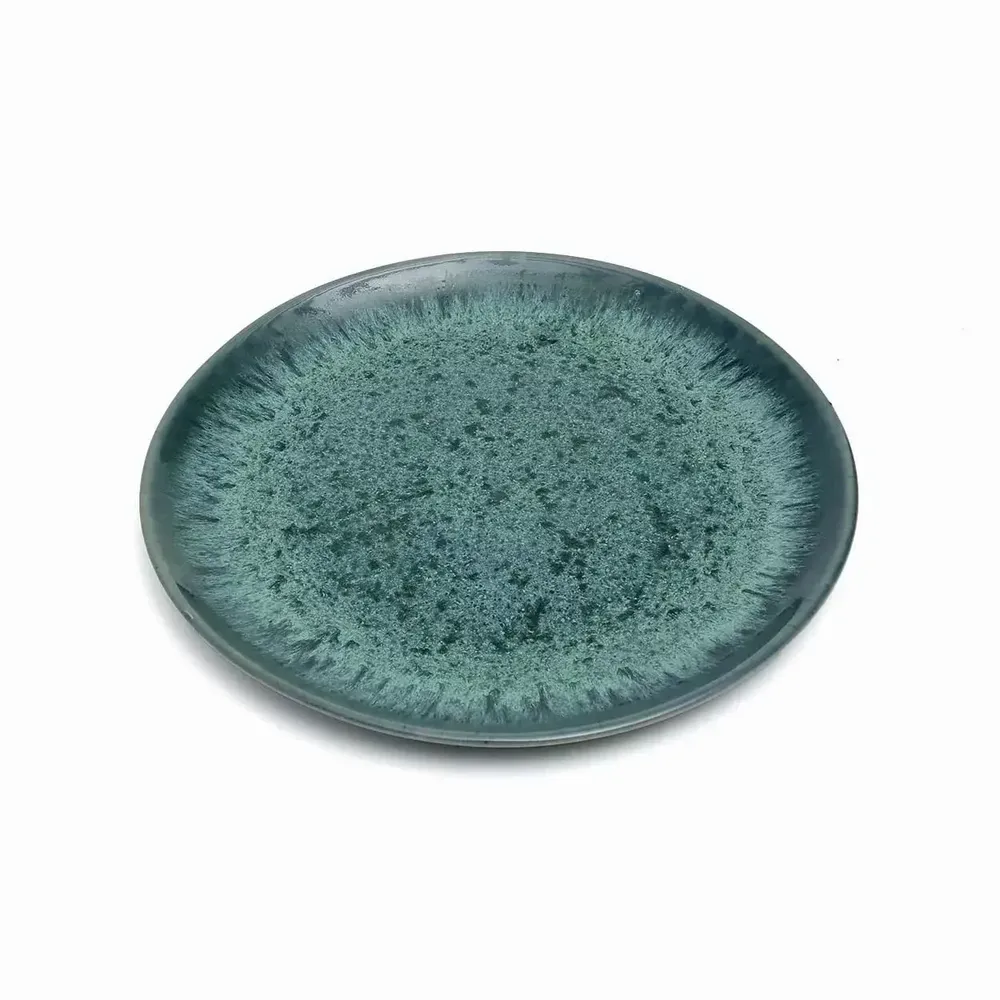 Everyday plates - The Aqua Salad Plate - Set of 6 - BAZAR BIZAR LIVING
