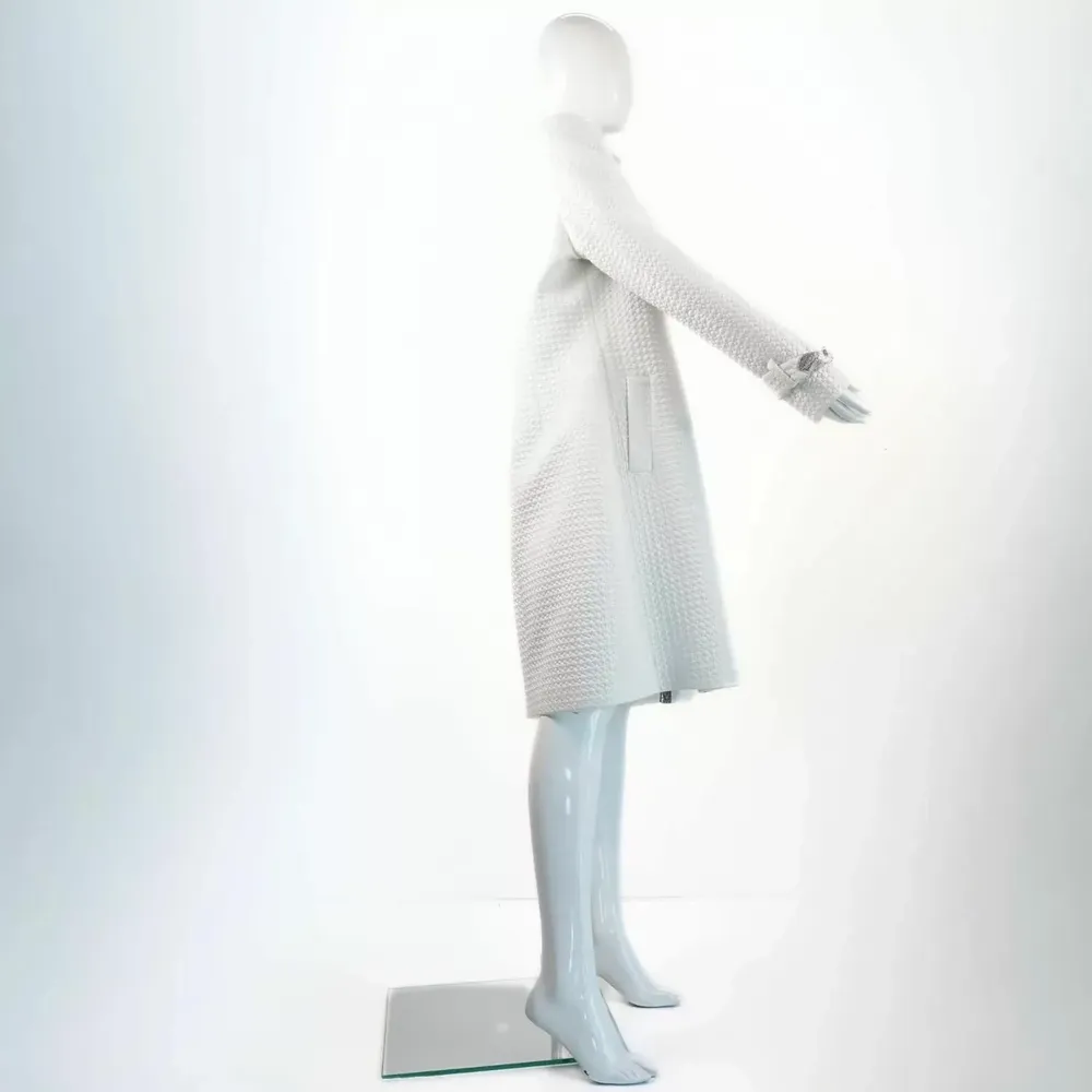 Prêt-à-porter - Coat CENTAURUS Snow White, Handmade - MONYER