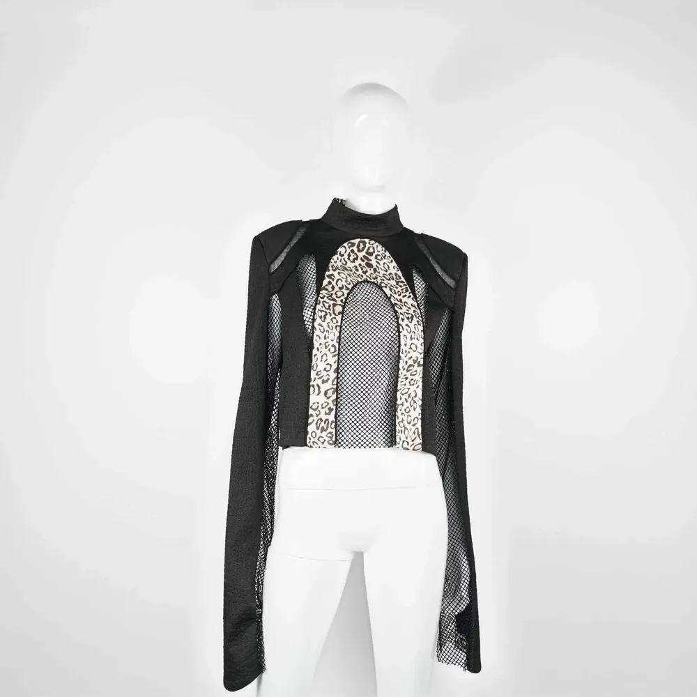 Apparel - Blouse STELLA VIA Black - Black  - height: 45.00; width: 42.00; lengh: 79.00 - MONYER