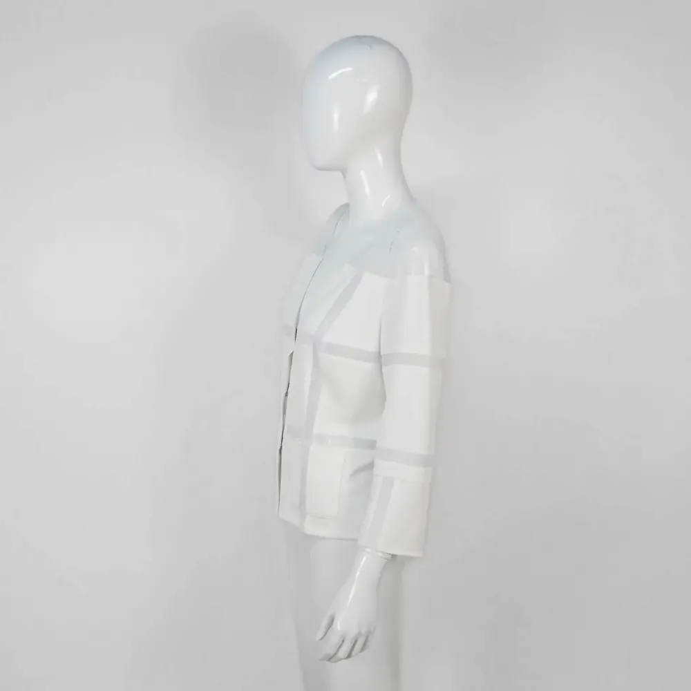 Apparel - Blouse CELESTIA White 1 - White 1 - height: 57.00; width: 38.50; lengh: 49.00 - MONYER