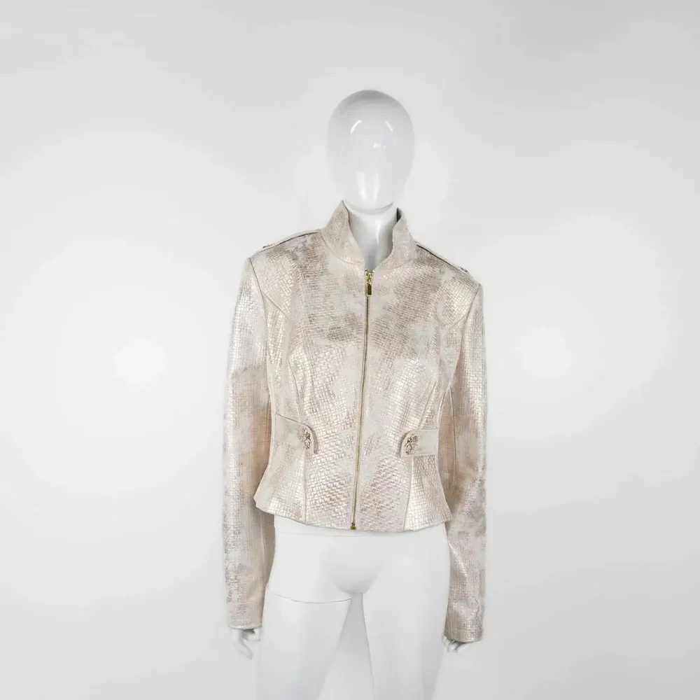 Apparel - Blazers LEPUS PREMIUM White Silver - White Silver - height: 52.00; width: 44.00; lengh: 66.00 - MONYER