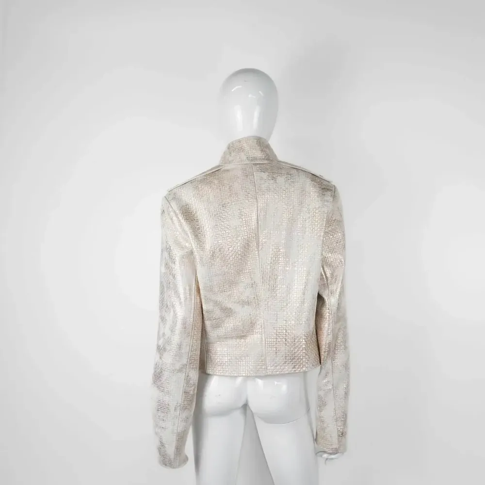 Apparel - Blazers LEPUS PREMIUM White Silver - White Silver - height: 52.00; width: 44.00; lengh: 66.00 - MONYER