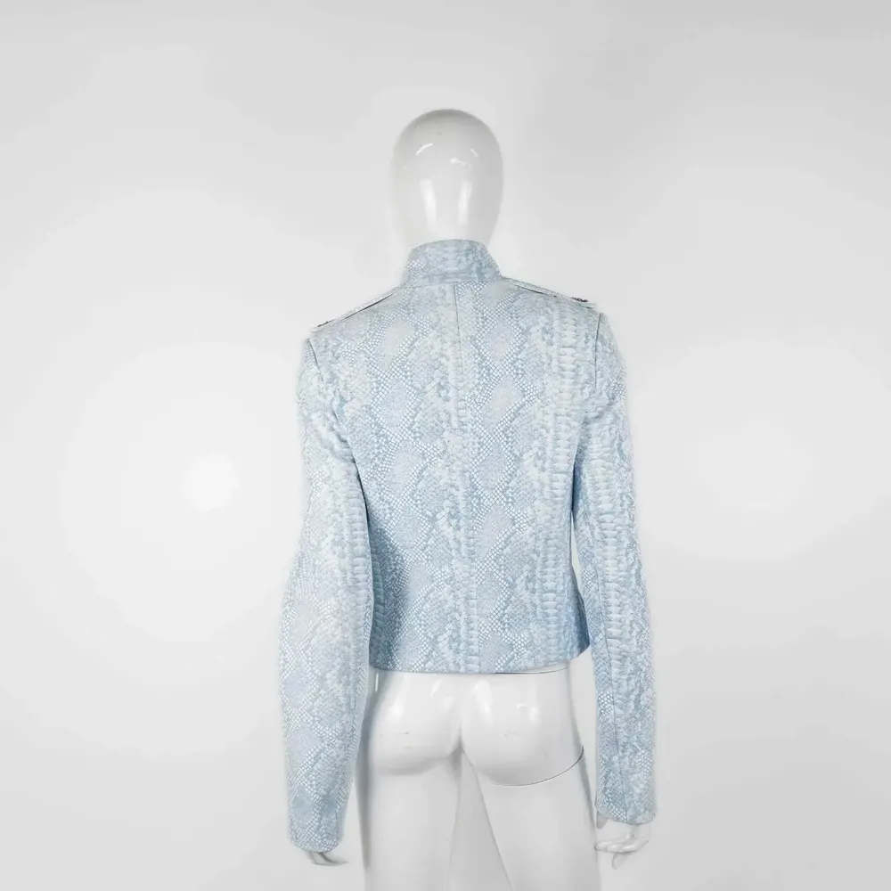 Prêt-à-porter - Blazers LEPUS PREMIUM Imprimé serpent ciel - Imprimé serpent ciel - hauteur : 52,00 ; largeur : 39,50 ; durée : 66,00 - MONYER