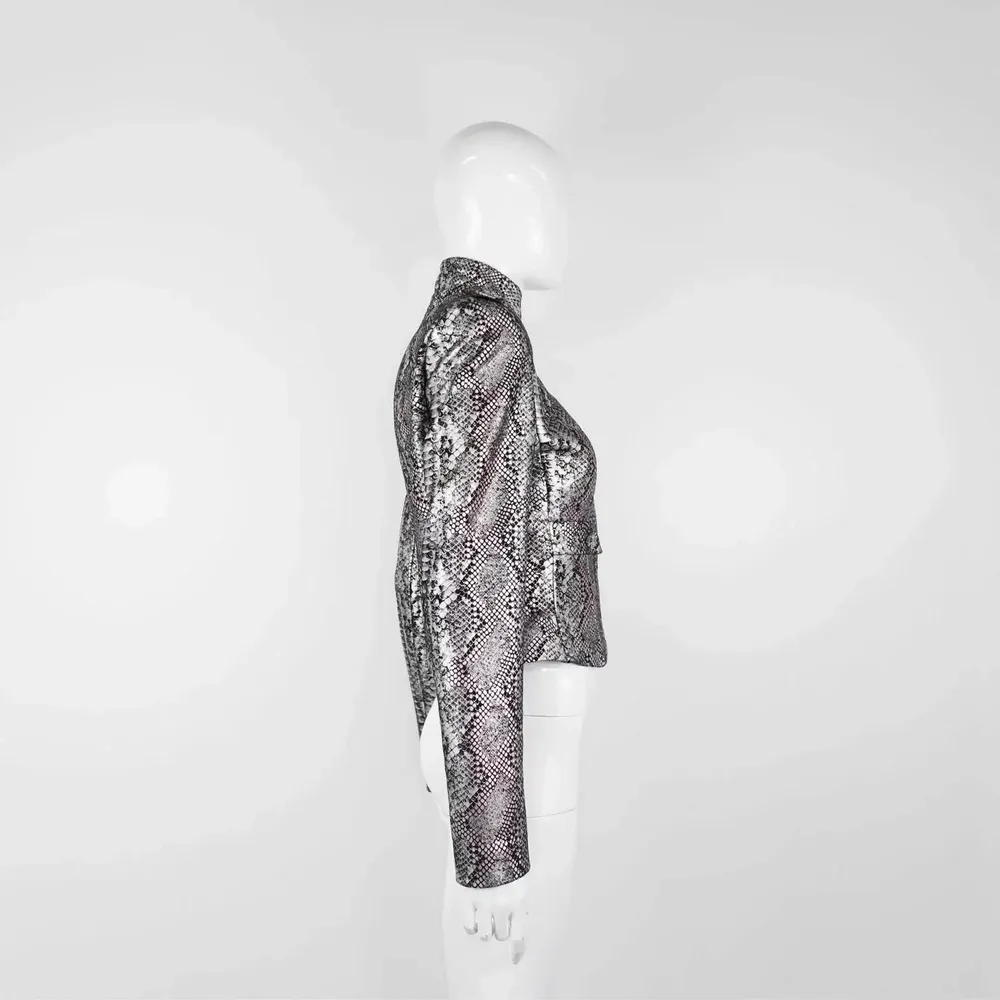 Apparel - Blazers LEPUS PREMIUM Dusty Rose snake print - Dusty Rose snake print - height: 51.10; width: 43.00; lengh: 66.00 - MONYER