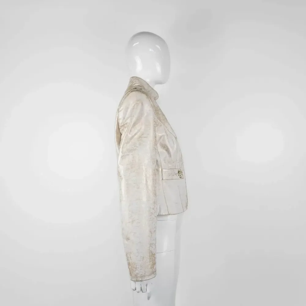 Apparel - Blazers LEPUS PREMIUM White Gold - White Gold - height: 51.10; width: 43.00; lengh: 66.00 - MONYER