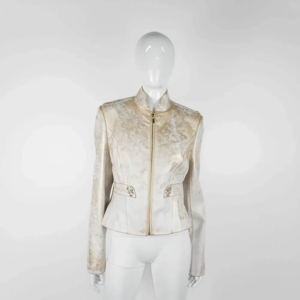 Apparel - Blazers LEPUS PREMIUM White Gold - White Gold - height: 51.10; width: 43.00; lengh: 66.00 - MONYER