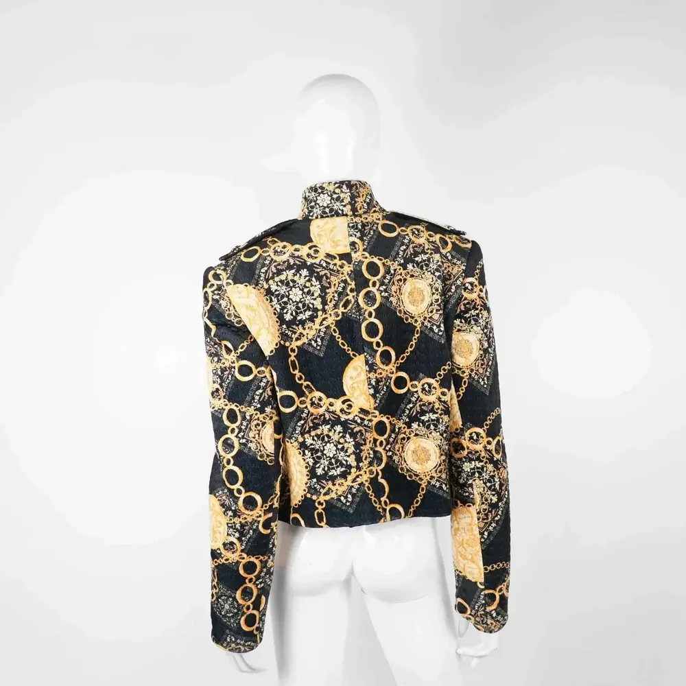 Apparel - Blazers LEPUS Black-yellow rings -  Black-yellow rings - height: 53.00; width: 46.00; lengh: 66.50 - MONYER