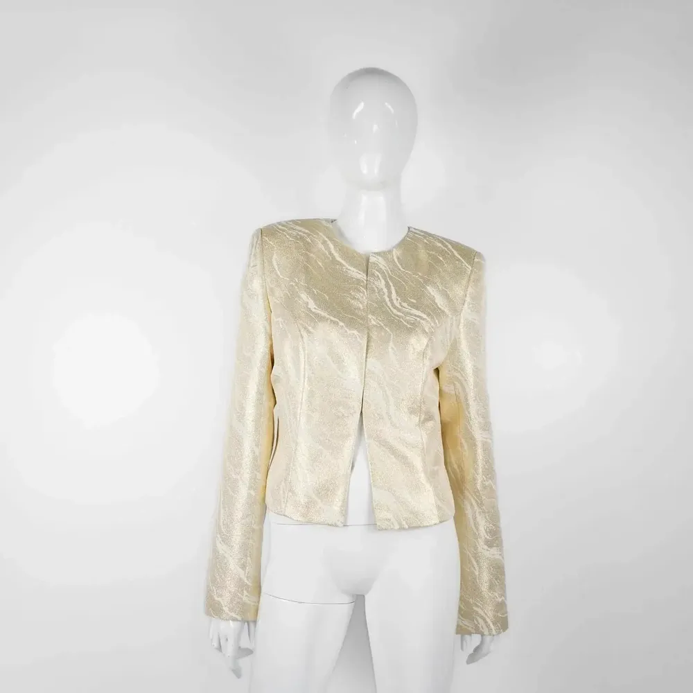 Prêt-à-porter - Blazers LIBRA Or Blanc - Or Blanc - hauteur : 52,00 ; largeur : 40,00 ; durée : 65,00 - MONYER