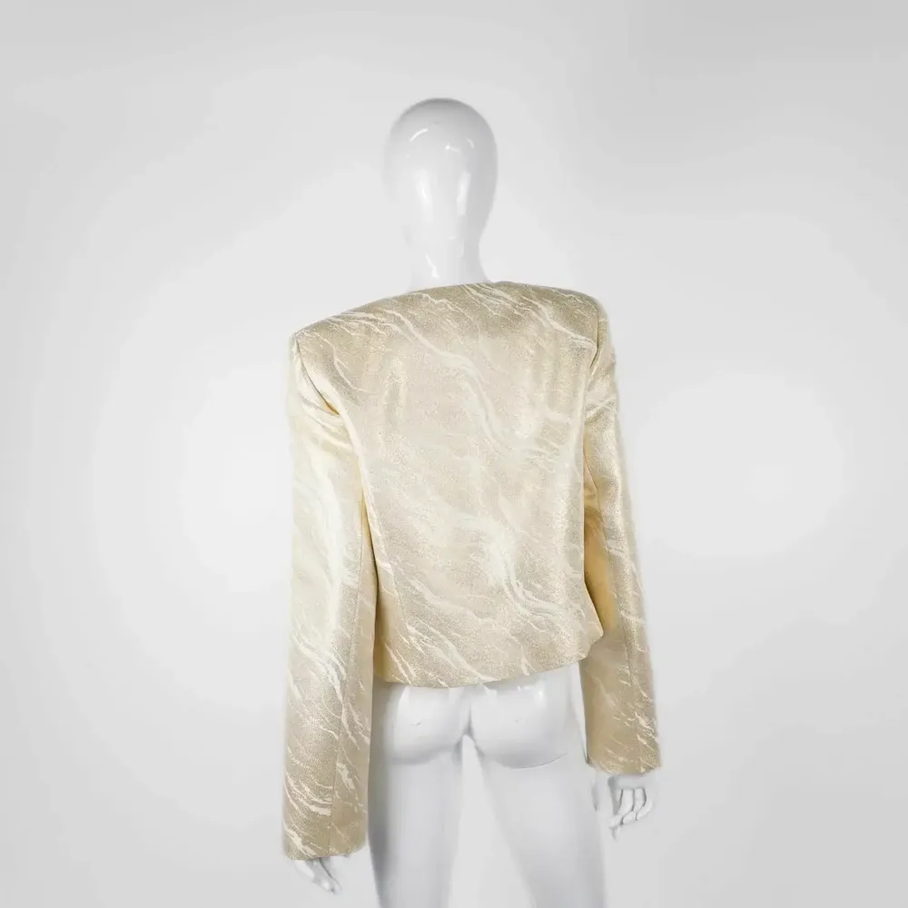 Prêt-à-porter - Blazers LIBRA Or Blanc - Or Blanc - hauteur : 52,00 ; largeur : 40,00 ; durée : 65,00 - MONYER