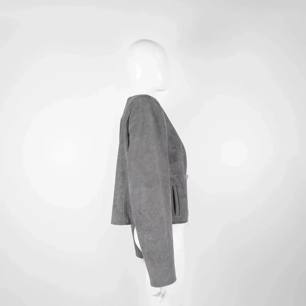 Apparel - Blazers LIBRA PREMIUM Grey leaves - Grey leaves - height: 53.50; width: 42.00; lengh: 68.00 - MONYER