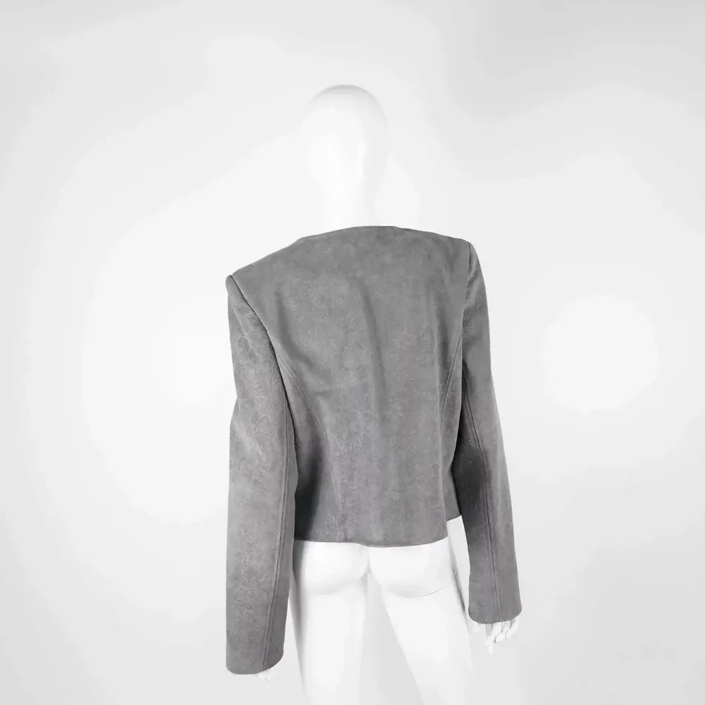 Apparel - Blazers LIBRA PREMIUM Grey leaves - Grey leaves - height: 53.50; width: 42.00; lengh: 68.00 - MONYER