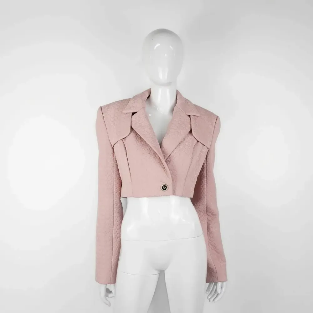 Prêt-à-porter - Blazers CARINA Rose - Rose - hauteur : 43,50 ; largeur : 45,00 ; durée : 66,00 - MONYER