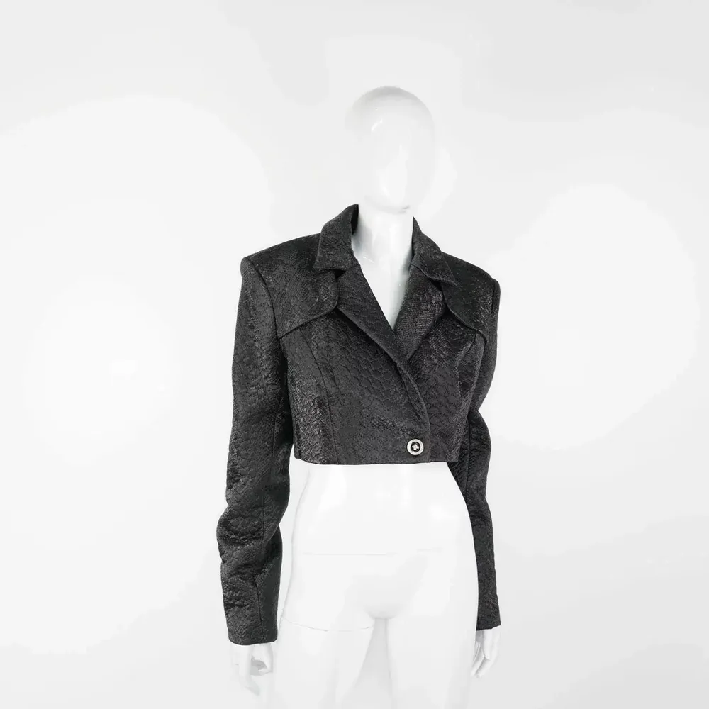 Prêt-à-porter - Blazers CARINA Imprimé serpent noir - Imprimé serpent noir - hauteur : 43,00 ; largeur : 46,00 ; durée : 66,00 - MONYER