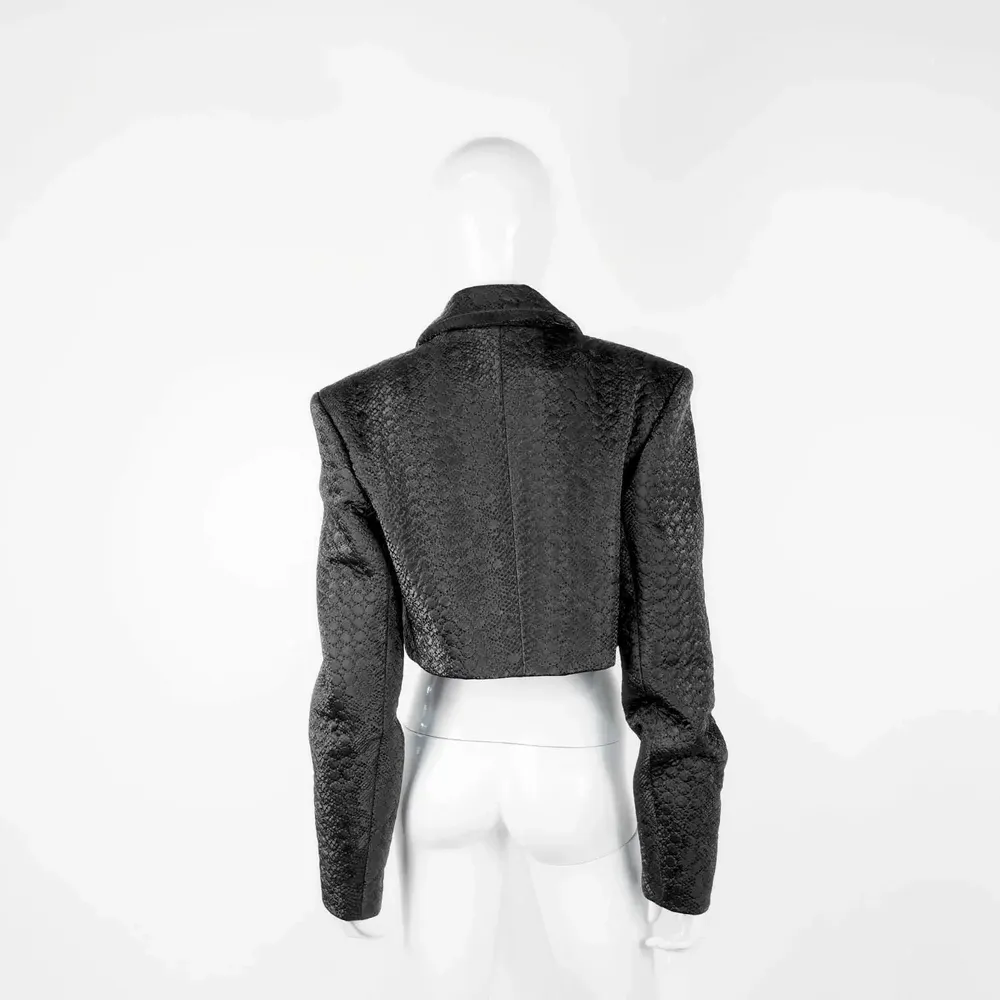 Prêt-à-porter - Blazers CARINA Imprimé serpent noir - Imprimé serpent noir - hauteur : 43,00 ; largeur : 46,00 ; durée : 66,00 - MONYER