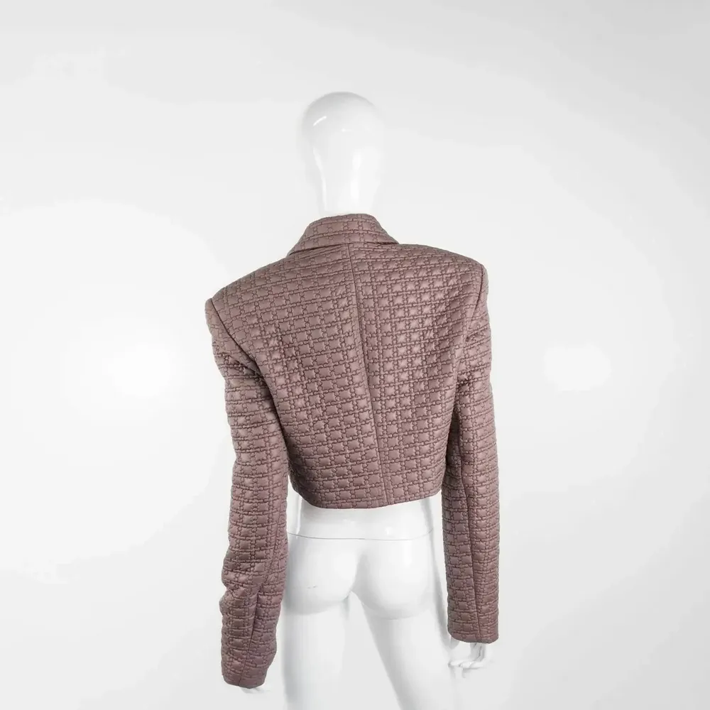 Prêt-à-porter - Blazers CARINA Tobacco Brown (grand motif) - Tobacco Brown (grand motif) - hauteur : 43,50 ; largeur : 45,00 ; durée : 66,00 - MONYER