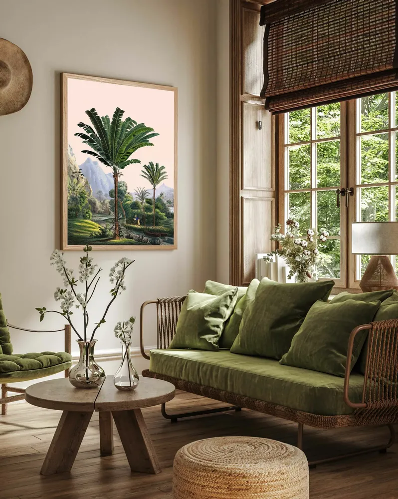 Poster - Manicaria illustration - PARADISIO IMAGINARIUM