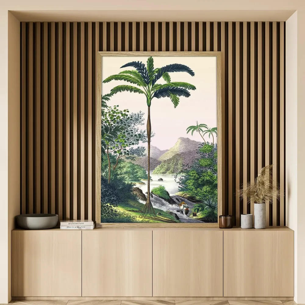 Affiches - Illustration Sur les rives de Japura - PARADISIO IMAGINARIUM