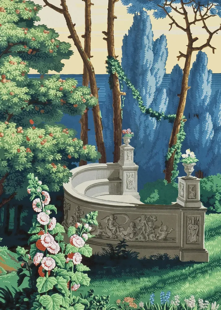 Poster - Mediterranean illustration - PARADISIO IMAGINARIUM