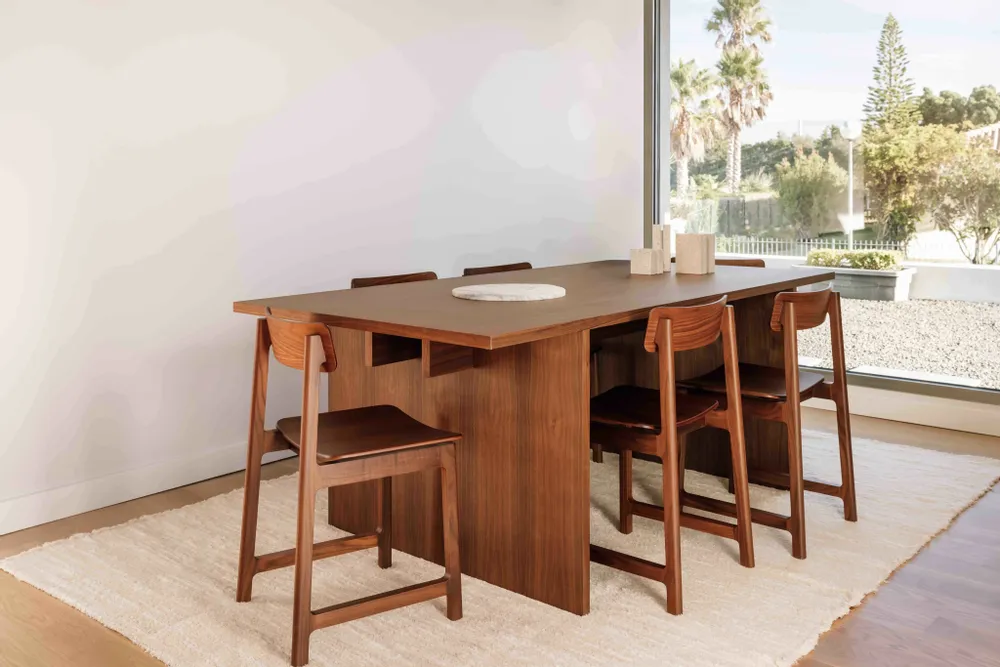 Dessous de plat - Table minimaliste en bois de frêne - BASE - MOR