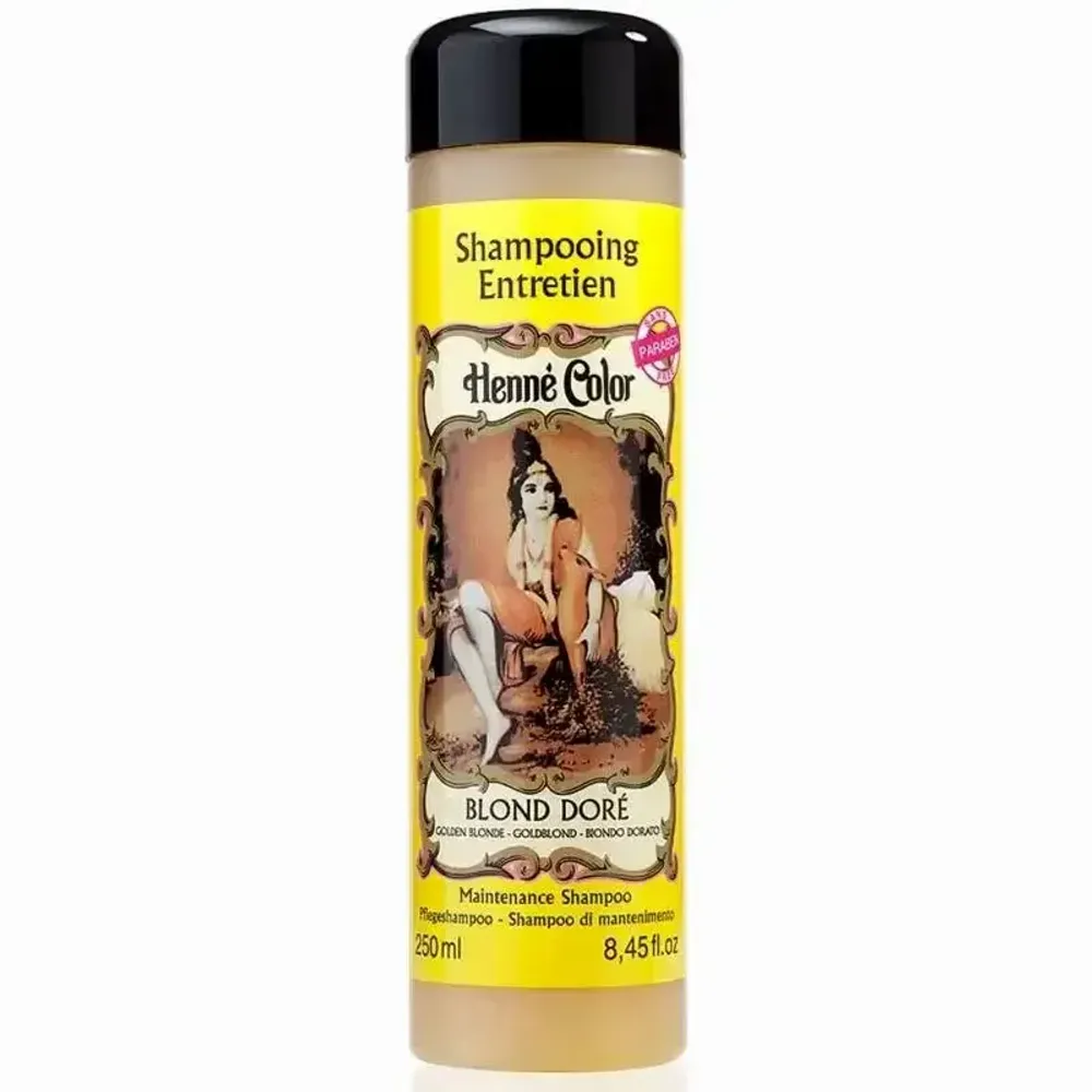 Cosmétiques - Pack de 3 Shampooings entretien Henné Color blond doré 250ml - ARABESK