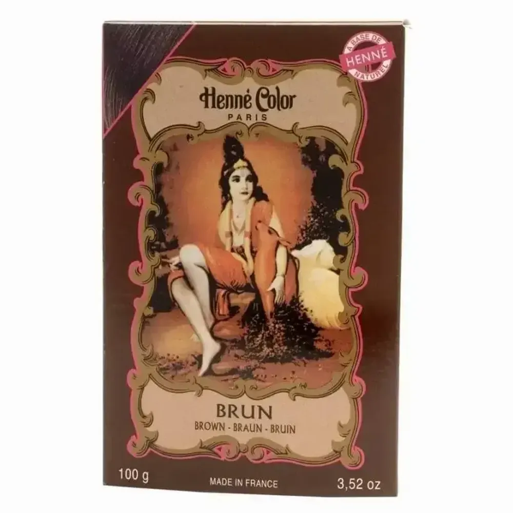 Cosmétiques - Pack de 6 Colorations hennés color brun 100g - ARABESK