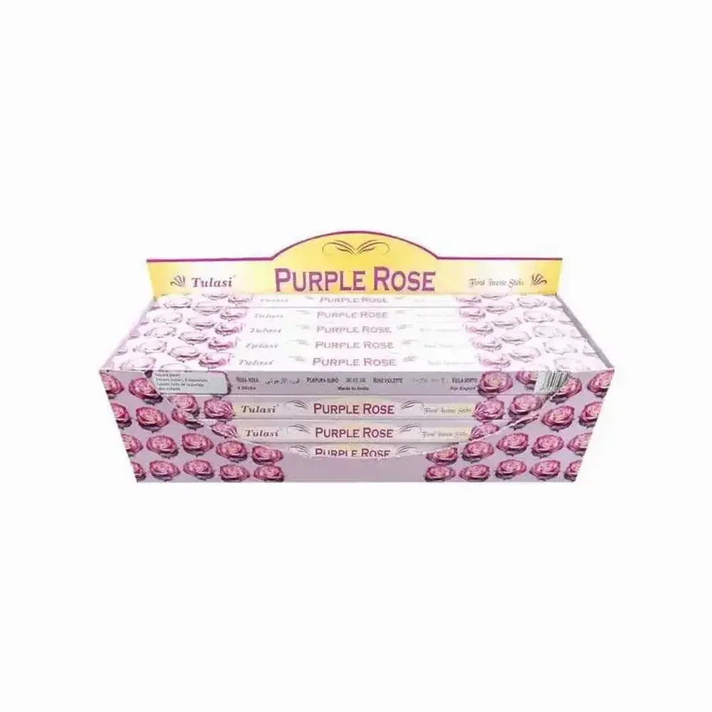 Senteurs - Encens tulasi sarathi purple rose 8bts - ARABESK