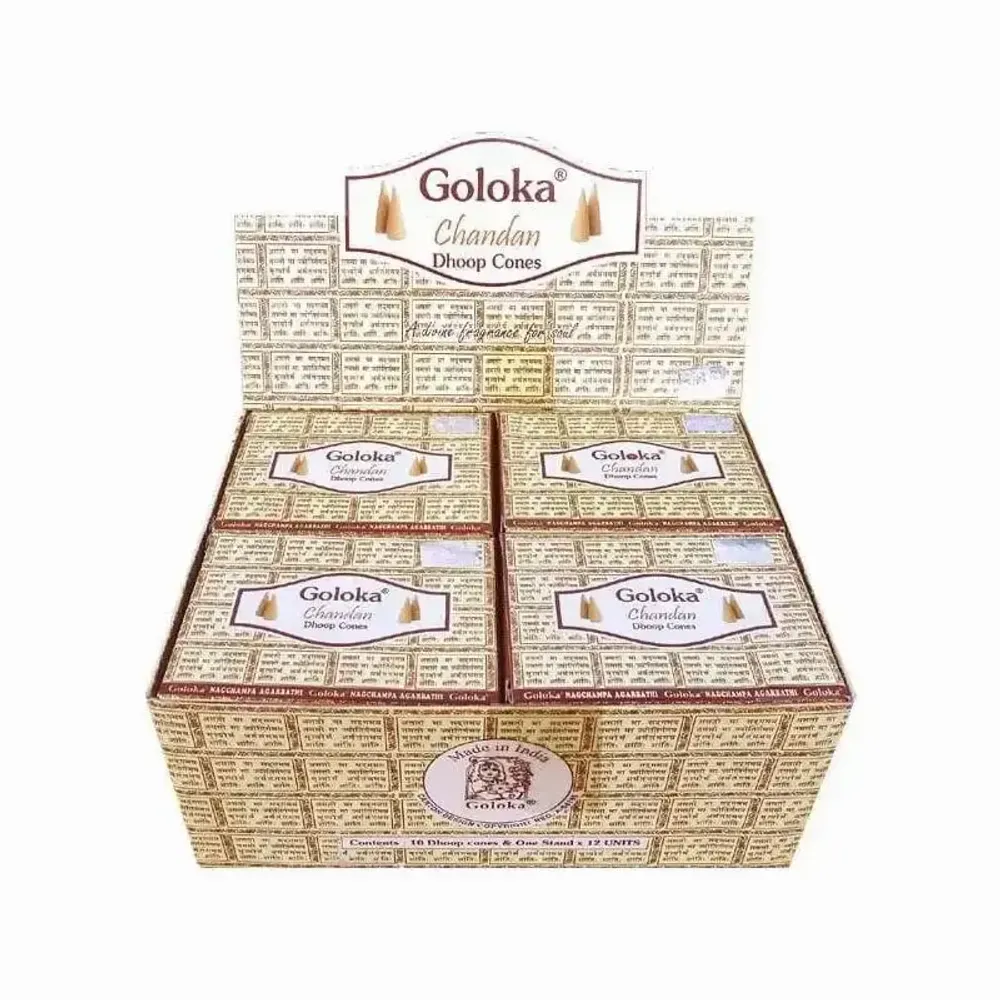 Scents - Goloka cones Chandan incense - ARABESK