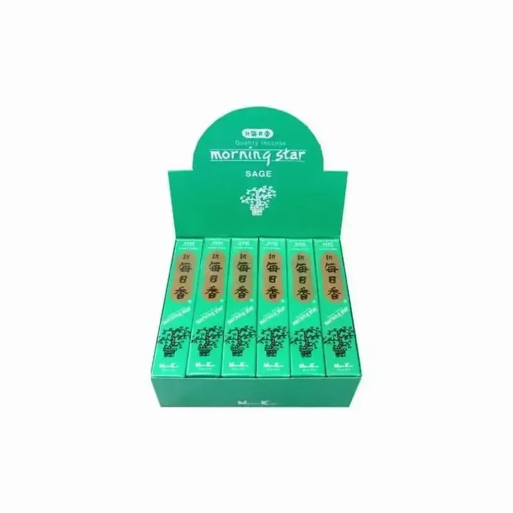 Senteurs - Encens japonais morning star sauge paquet de 50 batonnets - ARABESK