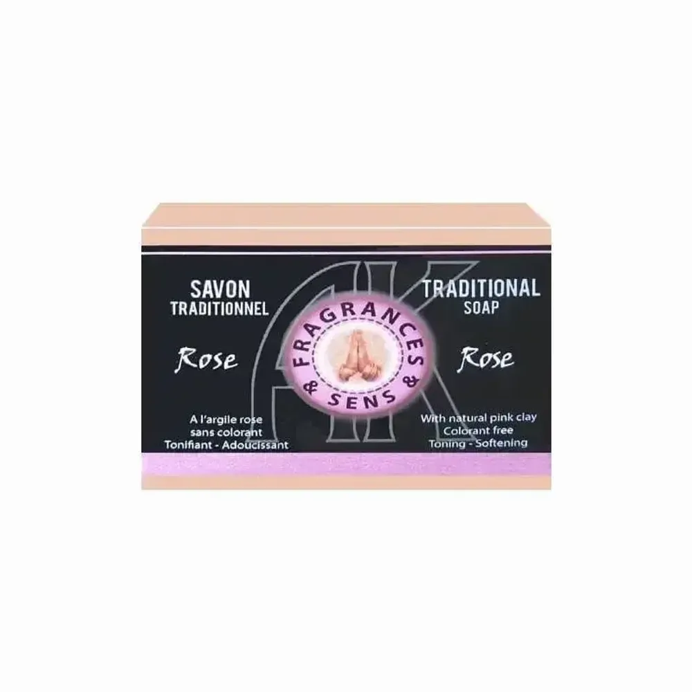 Savons - Savon fragrances & sens Rose Sauvage 100g - ARABESK