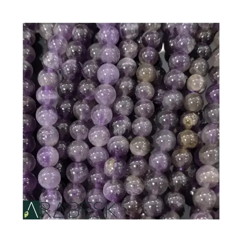 Bracelets - Bracelet Amethyste perles 6mm - ARABESK